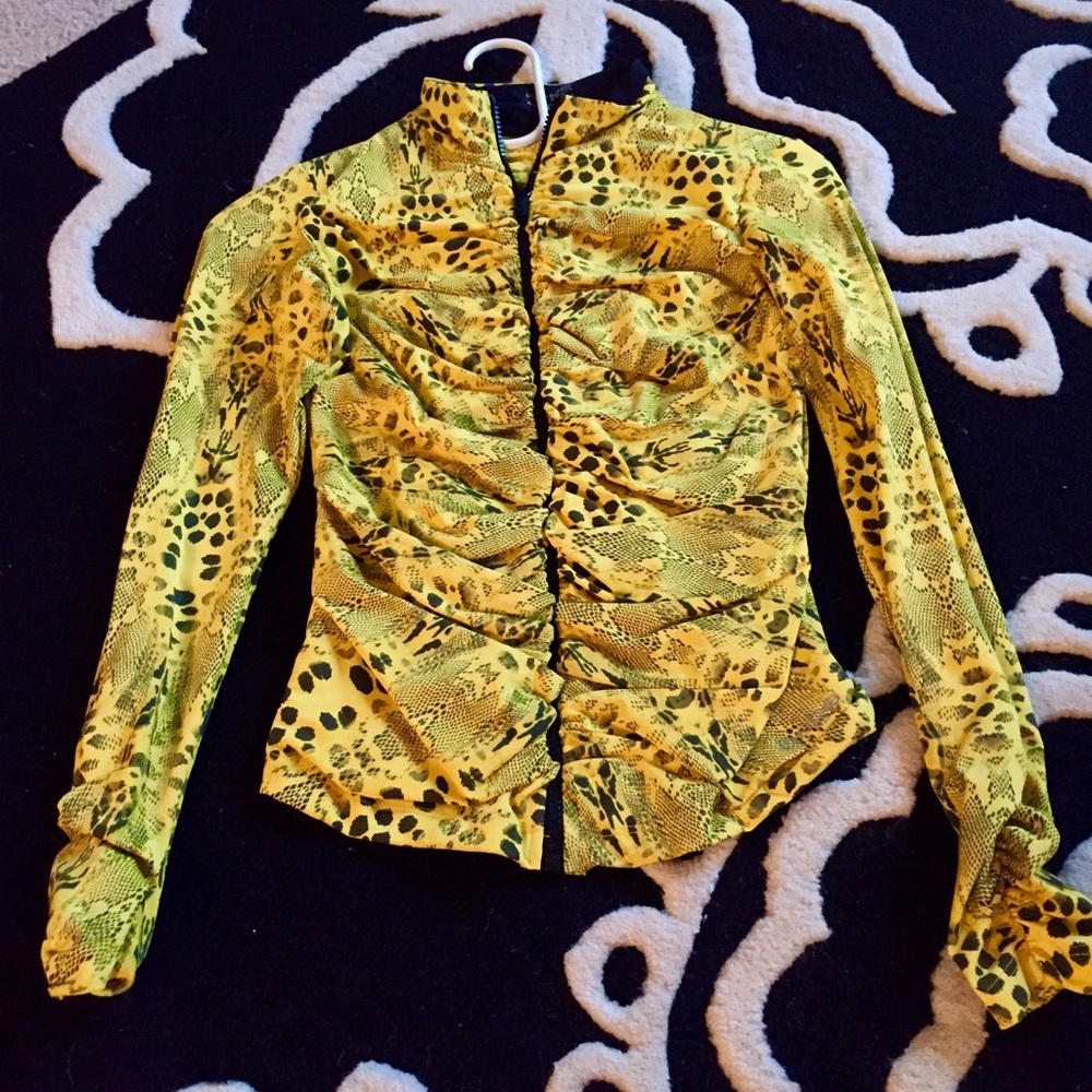 Bebe Sport XS yellow and black jacket! Lik…